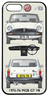 MGB GT V8 1975-76 Phone Cover Vertical